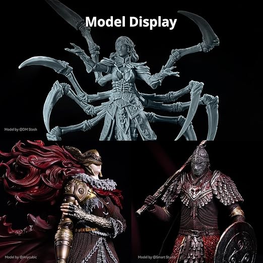 ANYCUBIC 2nd Gen Resin Technology ABS-Like Resin 2.0 Bundle, 3D Printer Resin with High Toughness, More Precise Details, Wide Compatibility for All LCD Resin 3D Printers (White, 4kg in Total)