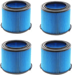 4 Pack Replacement for VF3500 Ridgid Shop Vac Filters 4 Gallon, 3-Layer Wet/Dry Filters Compatible with Ridgid 3-4.5 Gallon Vacuum Cleaner
