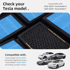 Air Conditional Replacement with Activated Carbon for Tesla Model 3 Model Y HEPA Cabin Air Filter Accessories 2016-2024/2025/2026 Juniper Highland Upgraded Version(2 Pack)