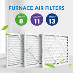 LotFancy 14x14x1 Air Filter MERV 11 6-Pack, Electrostatic Pleated AC Furnace Air Filter, Captures Dust, Smog & Pet Dander, Actual Size: 13.75"x13.75"x0.75"