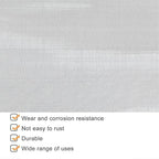 Stainless Steel Woven Wire Mesh 100 Mesh Sheet, 304 Stainless Steel Wire Cloth, Fine Metal Filter Mesh Panel, Home Commercial Use, Easy Cut to Size