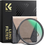 K&F CONCEPT 46mm Circular Polarizers Filter Super Slim with 36 Multi-Layer Coatings, High Definition Circular Polarizing Filter (CPL) Camera Lens Filter (Nano-X PRO Series)