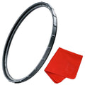 67mm X2 UV Filter for Camera Lenses - UV Protection Photography Filter with Lens Cloth - MRC8, Nanotec Coatings, Ultra-Slim, Traction Frame, Weather-Sealed by Breakthrough Photography