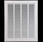 HVAC Premium 18 x 6 Duct Opening Steel Return Air Filter Grille, for 1-inch Filter, Removable Door, Flat Stamped HVAC Vent Cover Grille, Outer Dimensions 20.5 x 8.5
