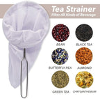 Traditional Thai Style Tea Filter Stainless Steel Size 3 Inches Friendly Using & Durable, Compatible with All Tea Types, Includes Coffee Strainer & Colador de Café