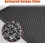 Air Scrubber Carbon Filters Mesh for Dri-Eaz, VEVOR, Mounto and BlueDri Air Purifier, Compatible with Drieaz for HEPA500, BD-AS-550 & F301H, 16'' x 16'' x 1'' inches（3 Pack）