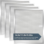 BPS1FA30 Range Hood Grease Filter 11-3/4" x 14-1/4" (4-Pack) Multi-layer Aluminum Mesh Filter,Replaces 99010299 NuTone Allure 30" WS1 QS2 and Broan QS1 30" by oneket