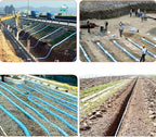 5cm/2in Diameter French Drain Pipe Perforated Drainage Pipes, Soft Infiltration Tubular Underground Drainage Systems for Outside Driveway/Sidewalk, Steel Wire Reinforced Permeable Tube(2200cm)