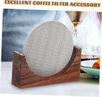 Luxshiny 2pcs Stainless Mesh Filter Basket Espresso Filter for Use Easy to Clean Design for Fine Extraction and Optimal Brewing