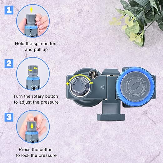 1/4 Inch Compressor Air Filter Pressure Regulator Water-Oil Trap Separator Filter with Lubricator Cup