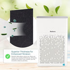 Breathe Naturally - Hapf600 HEPA Carbon Filter Replacement for Holmes Air Purifiers - High Efficiency Carbon Air Cleaner Filters - Compatible with Holmes HAPF600 Series - (4 Pack Carbon Filter C)