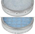 4" Inch Filter Replacement - Round Duct Filter System - G4 Class Filter and Mesh Screen - Dust Collection and Air Purification