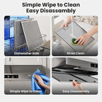30 Inch Under Cabinet Range Hood, 900CFM Fast Venting Ducted, Kitchen Hood With 3 Speed Gesture Sensing & Touch Control, Stainless Steel Stove Vent Hood With Reusable 5-Layer Baffle Filters