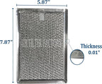 Air Filter Factory Grease Filter PFILB002MRFO Replacement For Sharp Microwave 12-Layer Aluminum Grease Filters 2-Pack