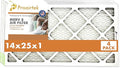 Proairtek AF14251M08SWH Model 14x25x1 Pack of 4 Air Filters, MERV 8; Ideal for Anyone Wanting Clean, Crisp Air in Their Home