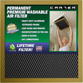 CARTER | Gold | MERV 8 | HVAC & Furnace Filter | *Limited Lifetime Warranty | Washable Electrostatic 18X25X1