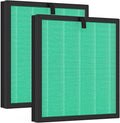 2 Packs G3 Replacement Filter Compatible with Ameifu G3 Vewior A3 Tailulu HQZZ-260 Air Purifi-er, 3-in-1 Filter of Premium Filter and Activated Carbon Filter,Green