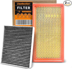 Cabin Engine Air Filter W/Activated Carbon Kit for Explorer (2012-2019), Police Interceptor Sedan/Utility (2013-2019).Replaces FP68, AE9Z-19N619-A,CF11176,FA-1884,7T4Z-9601-A