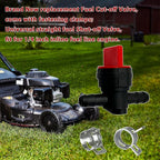 1/4" Inline Fuel Cut Off Valve Straight Gas Valve and Fuel Filter for BS 691035 40 Micron with Clamps