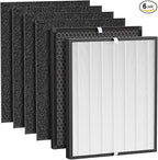Replacement Filter Compatible with Air Doctor AD3000 AD3000M AD3000Pro Air Cleaner Puri-Fier, Not for AD3500 Version, Include 1 Premium Filter + 1 Carbon Filter + 4 Pre-Filters