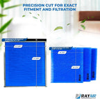 RAYAIR SUPPLY 12x12 Replacement Filter Pads Compatible with Dynamic Air Cleaner (3 Pack) (12x12)