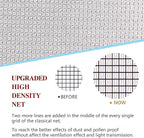 High Density Screen Pollen Proof Net Dust and Pollen Proof Screen Mesh Replacement Door and Window Mesh(37"x168")