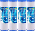 10" x 2.5" Pleated Sediment Water Filter Cartridge Replacement Any 10 inch RO Unit, Compatible with R50, Dupont WFPFC3002, Whirlpool WHKF-WHPL, GE FXWPC, Hydronix SPC-25-1050, Watts FM-50-975 4PACK