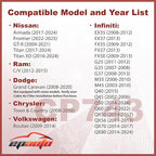 EPAuto CP743 (CF10743) Cabin Air Filter, Replacement for Infiniti Q50, Q45, Q60, QX80, EX35, FX35, G37, Nissan GT-R, Armada, Titan, Chrysler Town Country, Dodge Grand Caravan, VW Routan Fits 2002-2025