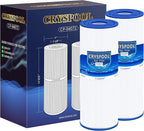 Cryspool® 04072 Filter Compatible with PRB25-IN Hot Tub Filter, C-4326, FC-2375, 3005845, R172327, R173429, 33521, 25392, 817-2500, 5X13 Drop in Spa Filter, 2 Pack