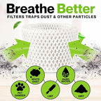 Durabasics 6 Pack of Premium Humidifier Filters Compatible with Honeywell Humidifier Filters HAC-504, HAC-504AW & Honeywell Filter A | Replacement for HCM 350 Filters & Cool Mist Humidifiers