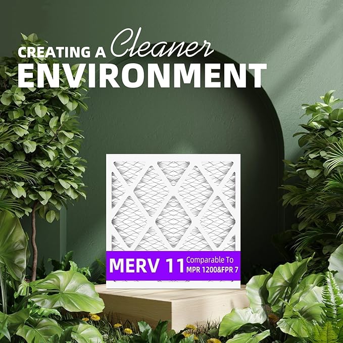 14x20x1 Air Filter (12-Pack) MERV 11 MPR 1200 & FPR 7 Pleated Air Filter (Actual Size: 13.75"x19.75"x0.75"),14x20x1 air filter
