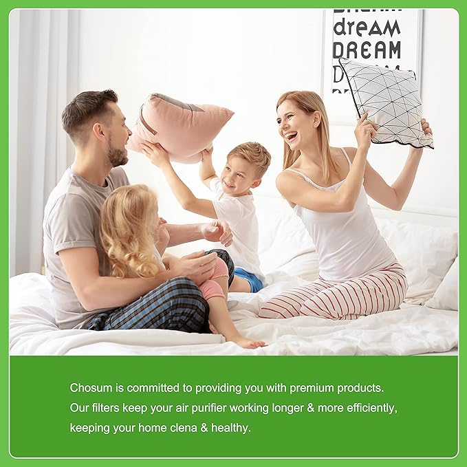F1 Filter Allergen Reduction, Replacement Filter Compatible with Filtrete C01 T02 Room Air Purifier FAP-C01-F1 and FAP-T02-F1,4 Pack