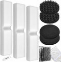 24 Pcs Aquarium Filter Media Kit Compatible with Fluval Fx4/Fx5/Fx6 Filters, 4 Bio-Sponge Pads, 6 Bio-Sponge Block, 6 Activated Carbon, 4 Carbon Foam Pad, 2 Silicone Lube, 2 Ceramic Rings