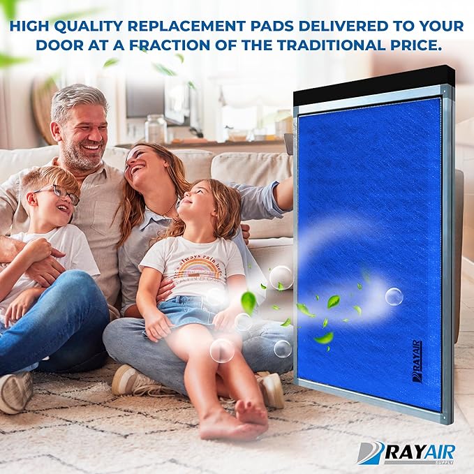 RAYAIR SUPPLY 24x31 Replacement Filter Pads Compatible with Dynamic Air Cleaner (3 Pack) (24x31)