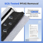 iSpring PFAS-Reducing Whole House Water Filter System, Also Removes Chlorine, Sediment, Rust, and Odor, SGS-Tested Reducing up to 99% of PFAS, 1” Inlet/Outlet, Model: WGB22B-PF
