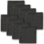 8 Pack Activated Carbon Filters Fits EKO Trash Can with Built-in Compartment 11.8 Gallon, 20L+20L, 36L+24L, Also Fits SIMPLI-Magic Garbage Bins Gallons, Refill for Trash Can and Compost Bin