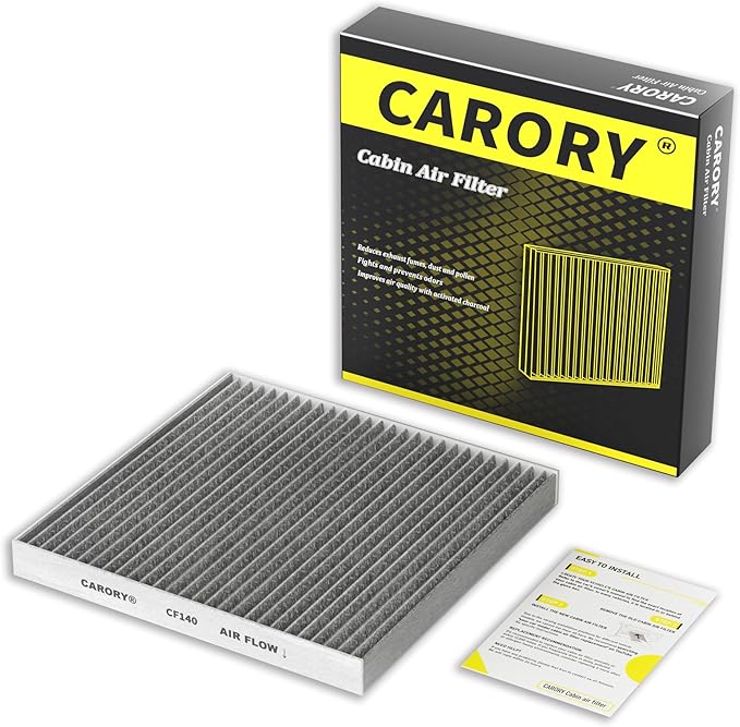 Cabin Air Filter w/Activated Carbon for Nissan Altima 02-06, Maxima 04-08, Murano 03-08, Sentra 00-06, X-Trail 02-13, Pathfinder 03-08, Infiniti FX35/FX45/G35 03-08, and More