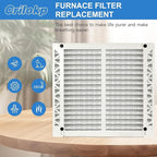 2 Pack 413 Replacement Filter Compatible with AprilAire Whole House Air Purifiers Model 1410, 1610, 2410, 2416, 3410, 4400, Size:16x25x4(15.5" x 27.36" x 3.77") MERV 13 Pleated HVAC AC Furnace Filter