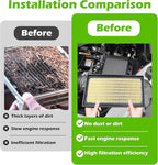 Engine & Cabin Air Filter Kit for Toyota RAV4 Hybrid (2019-2025), Camry Hybrid (2018-2025), Highlander Hybrid (2020-2025), Sienna & Venza (2021-2025)–Replaces 17801-77050 & 87139-0E040
