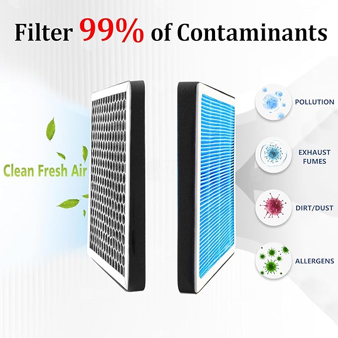 CF12159 Cabin Air Filter With Activated Carbon For Sonata 2016-2019,Nexo 2019-2023;Optima 2016-2020,Cadenza 2017-2019, Telluride 2020-2021,Carnival 2022; G70 2024