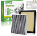 Engine+Cabin Air Filters Fit for 2014-2021 Toyota Tundra 5.7L 4.6L, 2014-2021 Toyota Sequoia 5.7L Engine Air Filter Replacement Air Filter for My Car Automotive Accessories CA11895 CF10285