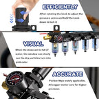 1/4'' NPT 5 Stage Compressed Air Dryer,Air Dryer for Compressor 5 &0.5 &0.01 Micron Filter Cartridge,Double Desiccant Dryers & Air Regulator,Metal Bowl, Semi-Auto Drain,Industrial Grade-Black
