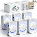 Air Ionizer for Home(6 pack), Ionic Air Purifier Plug in with 6 Carbon Fiber Tips, Ultra Quiet Portable Air Cleaner for Kitchen Bedroom Office Bathroom,Energy Efficient with Blue/Warm White Mood Light