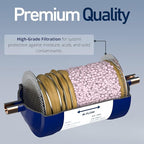 Buck Bi-Flow Refrigerant Liquid Line Filter Drier 3/8" ODF Sweat BFK-083S - Compatible with CFC, HCFC, HFC - Ideal for Heat Pump & Straight Cool Air Conditioners (1-5 Tons)
