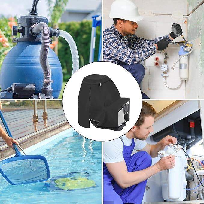 Waterproof Pool Pump Protection - Outdoor Filter Cover, Heavy Duty Pump Shield | UV Resistant Sand Pump Protection, Durablle Outdoor Housing Cover for Porch Equipment with Pool Filter Setup