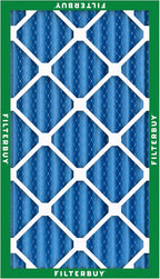 Filterbuy 16x25x4 Air Filter MERV 13 Optimal Smoke & Allergy Defense (6-Pack), Electrostatic Pleated HVAC AC Furnace Filters Replacement, Made in USA (Actual Size: 15.50 x 24.50 x 3.63)