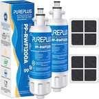 PUREPLUS 469690 LT700P Replacement for LG Kenmore Elite 9690, ADQ36006102, ADQ36006101, LFXS30766S, LFX28968ST, LFX31925ST, LFX31945ST, RWF1052, LT120F, Refrigerator Water and Air Filter Combo, 2Pack