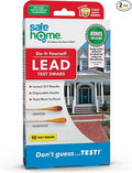 Safe Home® Lead in Solids Combo Test Kit – 10 DIY Swabs + Optional Testing at our EPA Certified Lab – Made in the USA for Homeowners & Contractors – (2 Pack)