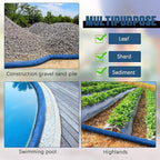 4 Pcs Sediment Filter Erosion Control Blanket Silt Fence Sock with Stuffers Drain Stormwater Sediment Filter for Erosion Control and Storm Drain Protection (Blue)