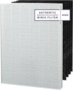 Genuine Winix 115115 Replacement Filter A for C535, 5300-2, P300, 5300, White/Black